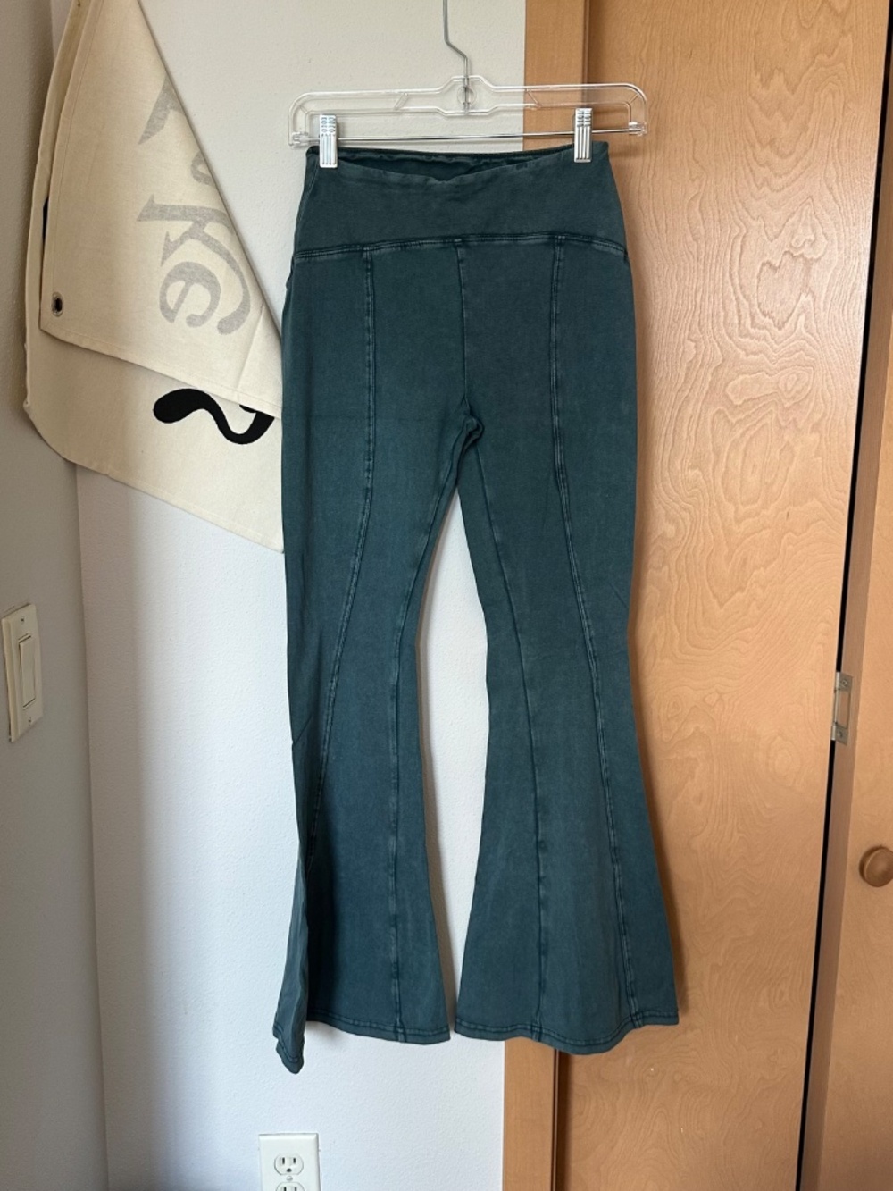 Out From Under Teal Flare Leggings